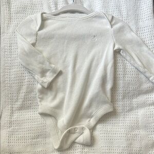 Baby gap White Ribbed Kids One Piece